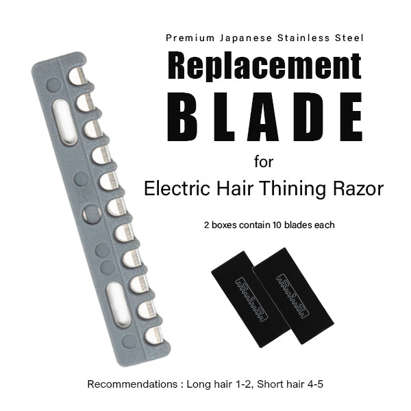 Replacement Blades for Electric Hair Thinning Razor